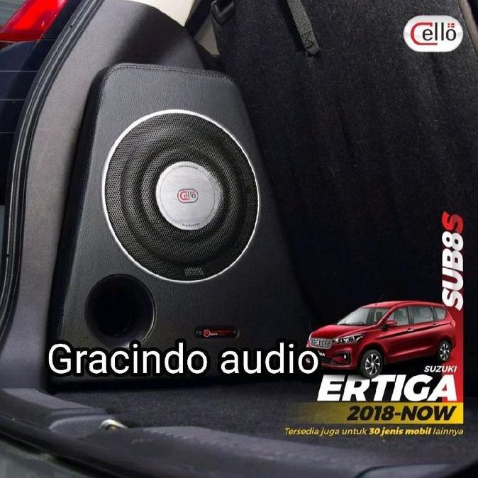 Subwoofer Cello 8inch Plus Pasive Box PNP Mobil Suzuki Ertiga 2018-Now