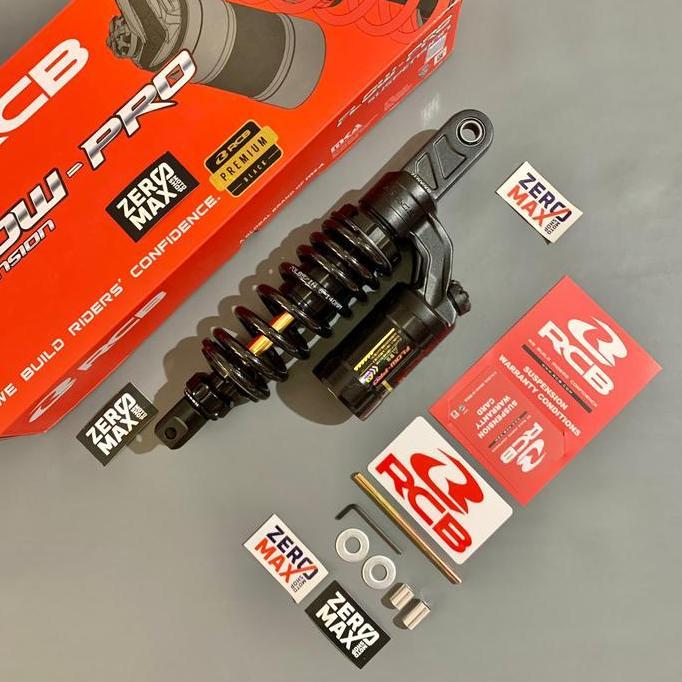 Shockbreaker Shock RCB Racing Boy Flow Pro 305mm Premium Black Mio Sporty Mio Smile Mio J Mio Z Mio 