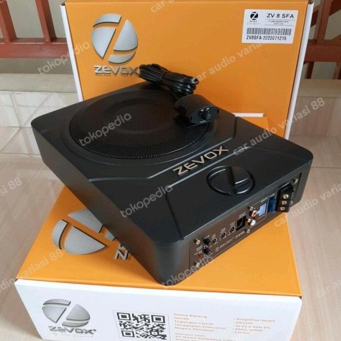Subwoofer Kolong Zevox Zv 8 Sfa Subwoofer Aktif 8 Inch Zevox Zv 8sfa