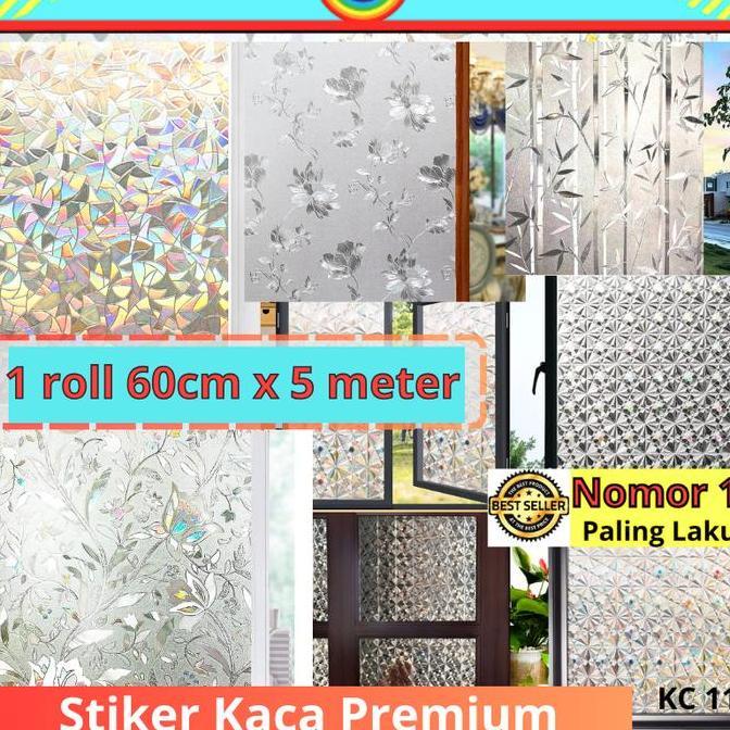 Sunblast Sunblas Sanblast Sanblas Stiker Sticker Kaca Premium Lebar 60Cm X 5Meter Motif 3D Hitam Bur