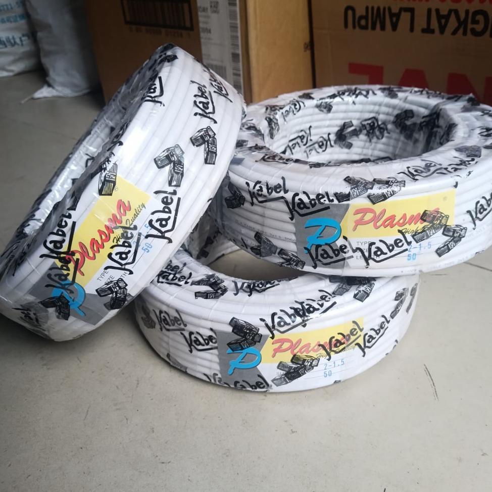 Kabel Kawat 2X1,5 25 Meter Kabel Listrik Kawat Industrial Cable