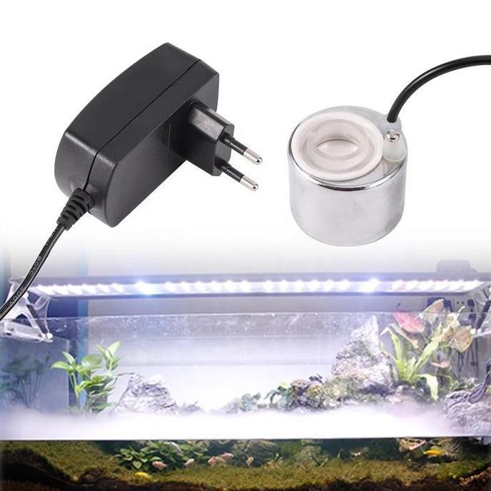 Mesin Efek Kabut Aquarium Aquascape Mist Maker Machine Fish Tank Ultrasonic Mist Fogger Maker with A