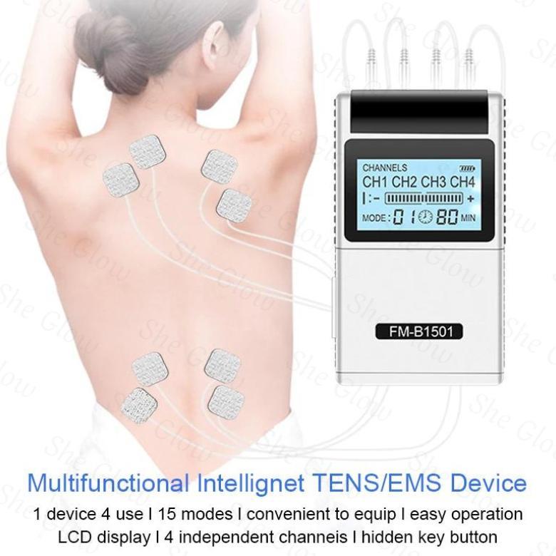 Terbaru She Glow (GARANSI 1 TAHUN) ALAT PIJAT TERAPI LISTRIK ELECTRIC MASSAGE RLEKSI AKUPUNTUR EMS &