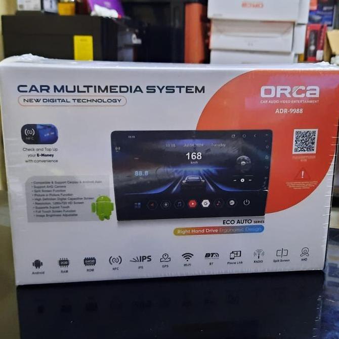 Head Unit Android 9 Inch Orca 4/64 Gb Nfc Support 360