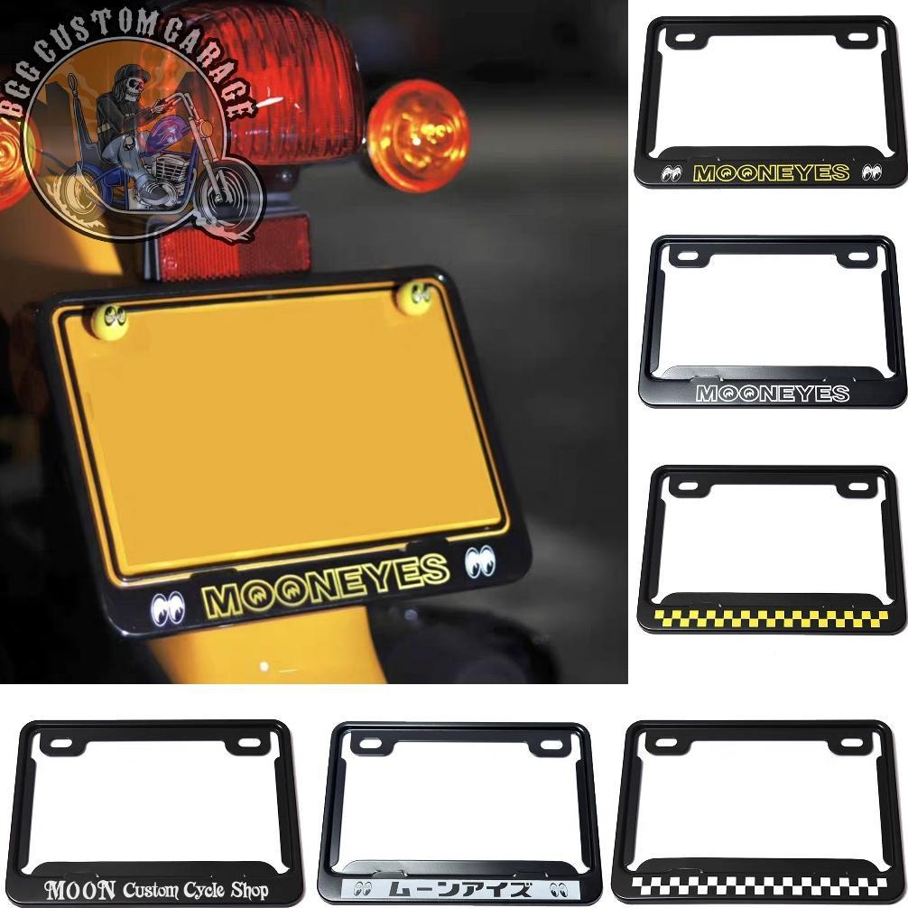 Cover Frame Plat Nomor MOONEYES Original . Baut Flat Nomer Mooneyes