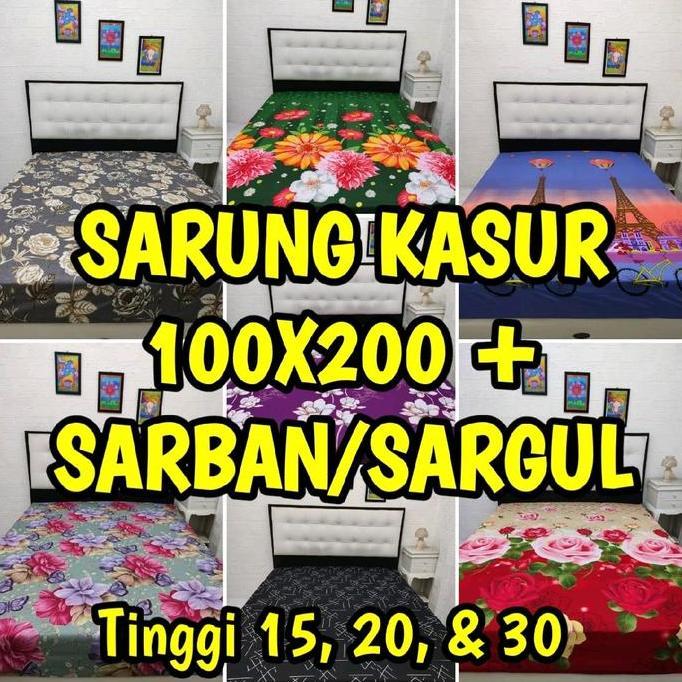 Sprei Sarung Kasur busa resleting Sarung kasur 100 x 200 Sprei Resleting busa Sarung Kasur Single pl