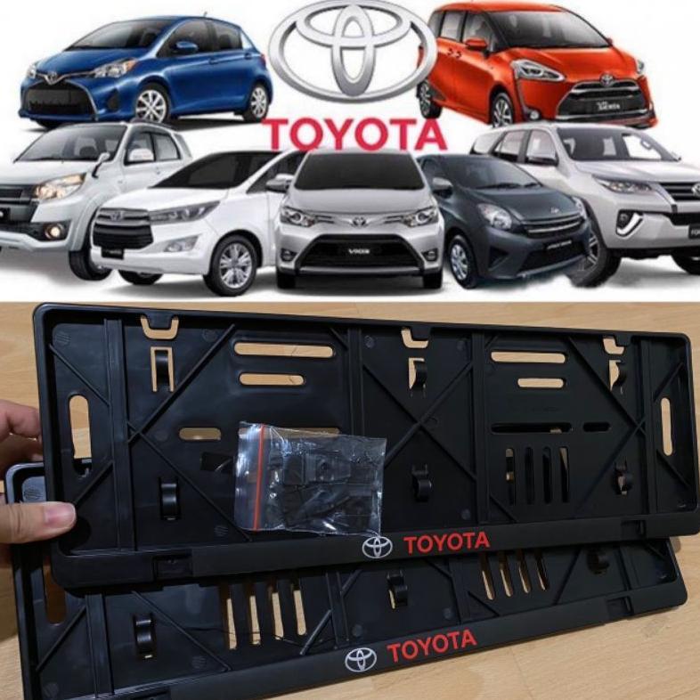 frame plat nomor mobil Toyota