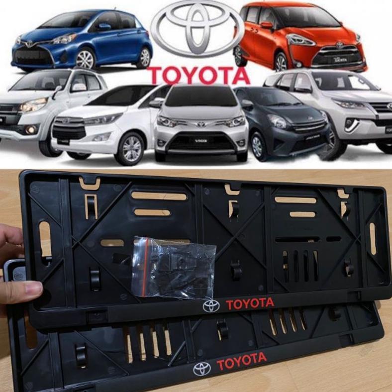frame plat nomor mobil Toyota