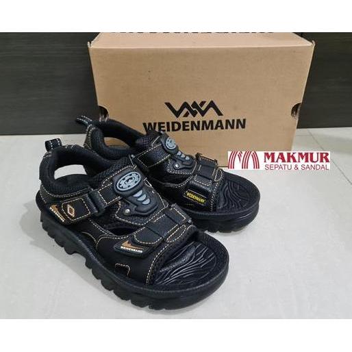 NEW SANDAL GUNUNG / SEPATU SANDAL PRIA - WEIDENMANN TORNADO - BLACK ORI