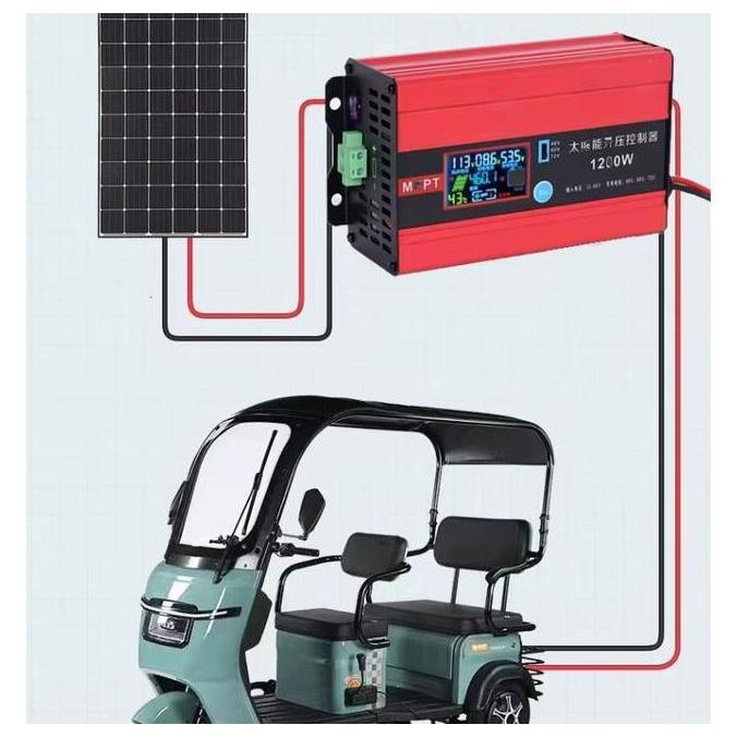 TERBARU MPPT Step UP Solar BOOST Charger Controller 600 Watt 1200 Watt HOT SALE