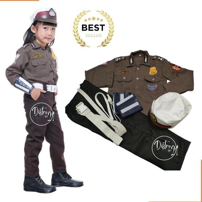 . PROFESI ANAK POLWAN CELANA CARNAVAL AGUSTUSSAN STELAN POLISI ANAK DS