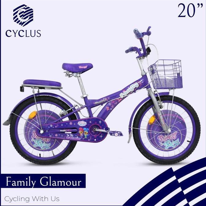 Instan - Sepeda Anak Family Glamour 20 Inch Keranjang Boncengan
