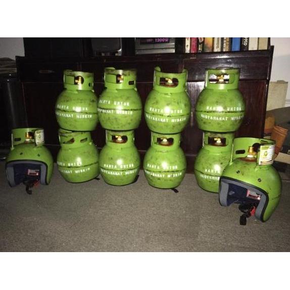 NEW HELM TABUNG LPG ORI