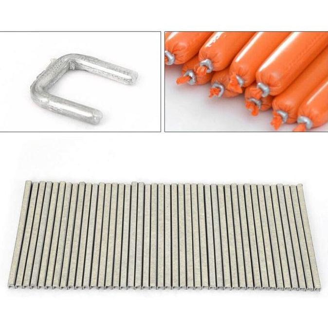 Leone- Isi Refill Staples U-Shape Sosis Takeaway Roti Clipper