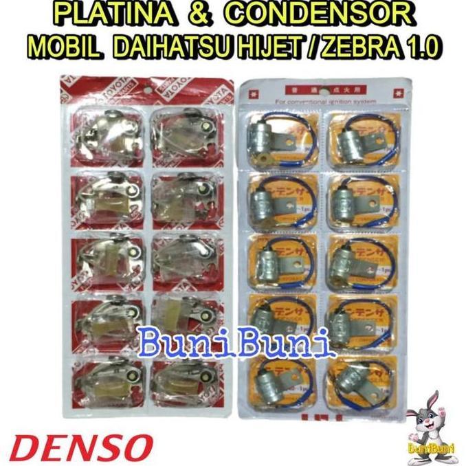 Platina Condensor Set Untuk Mobil Daihatsu Hijet 1000 S75 Dan Zebra 1.0 S88