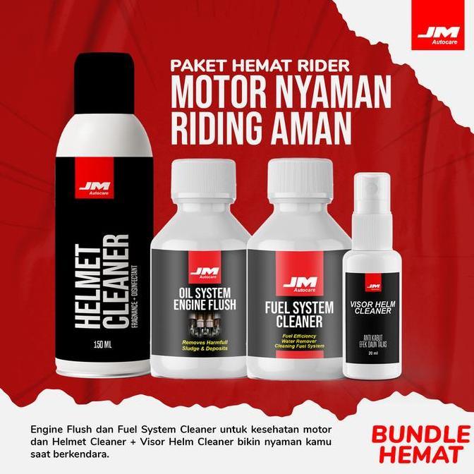 BUNDLE HEMAT - HELM CLEANER - VISOR HELM CLEANER