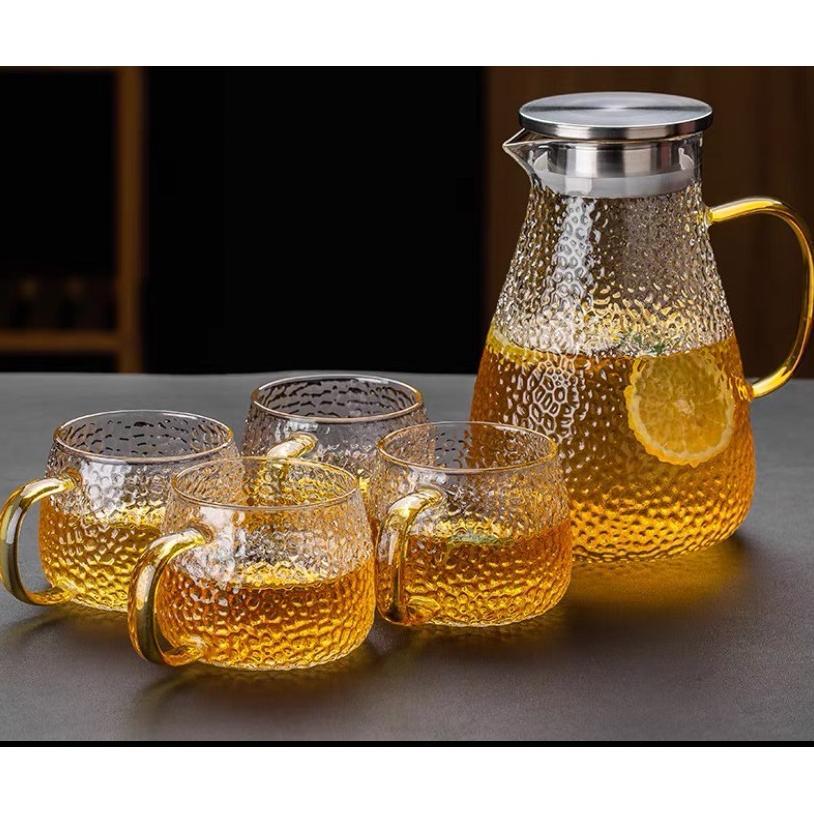 (Khusus Kota Batam) Teko Kaca Pitcher/Teko Kaca Viral/Teko Kaca Mewah/Teko Kaca Besar