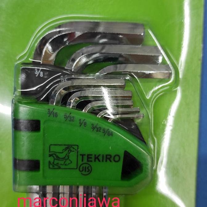 Ready kunci L texiro inchi set