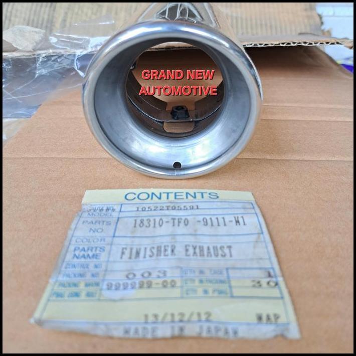 DISKON MUFFLER CUTTER BUNTUT KNALPOT HONDA JAZZ RS GE8 GK5 BRIO MOBILIO ORI 
