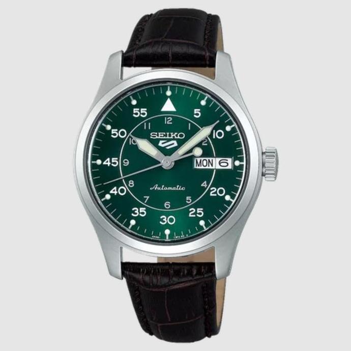 Ready  Seiko 5 SPORT Automatic Jam Tangan Pria Kulit Hitam SRPJ89K1 Original
