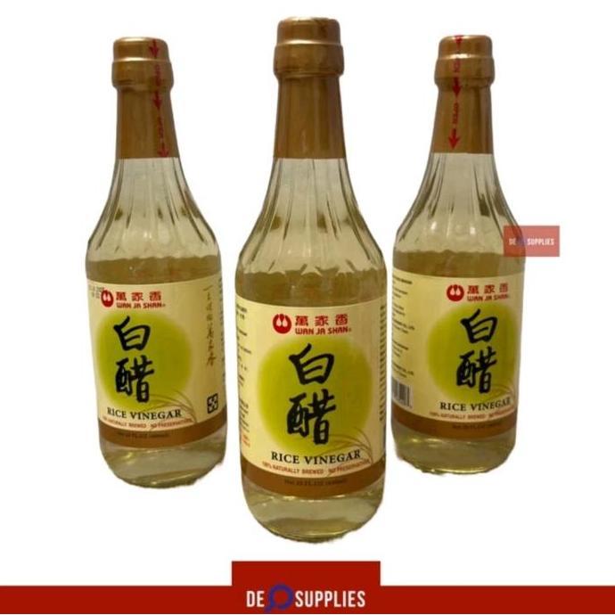 Wan Ja Shan Rice Vinegar 600ml - Cuka Makan / Beras Wanjashan Premium