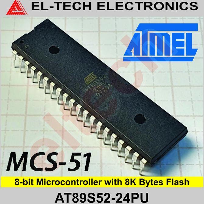 AT89S52 AT89S AT 89S52 8952 8752 89S 89 S 52 24PU MCS-51 MCS