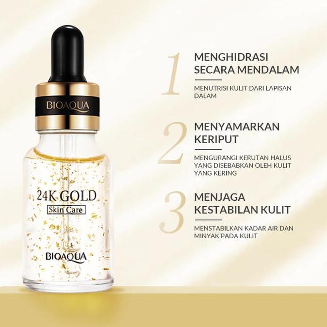 Naysillia_T - 24K Whitening Kit 8 In 1 Buhotei Bioaqua 24K Gold Skin Care Whitening Kit(Serum, Moist