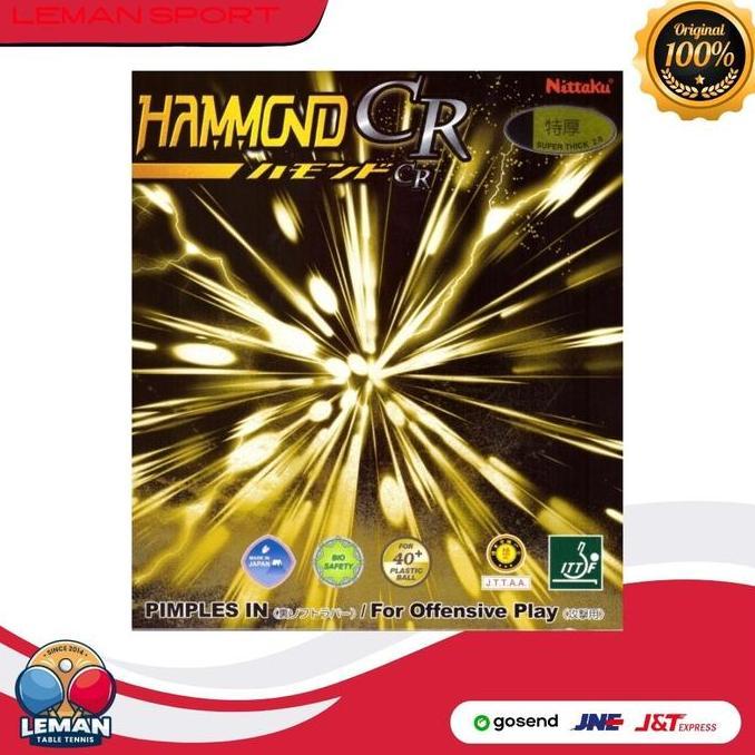 Karet Bet Nittaku Hammond CR / Karet Bet Pingpong Tenis Meja