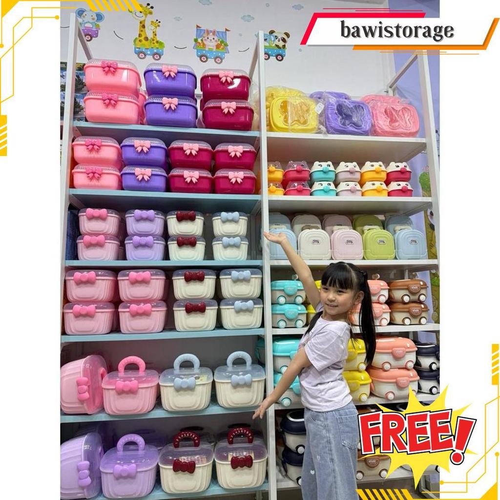 Ajs Kotak Penyimpanan Serbaguna/Tempat Asesoris/Kotak Besar/Kotak Lucu / Wadah Penyimpanan/Mini Cont