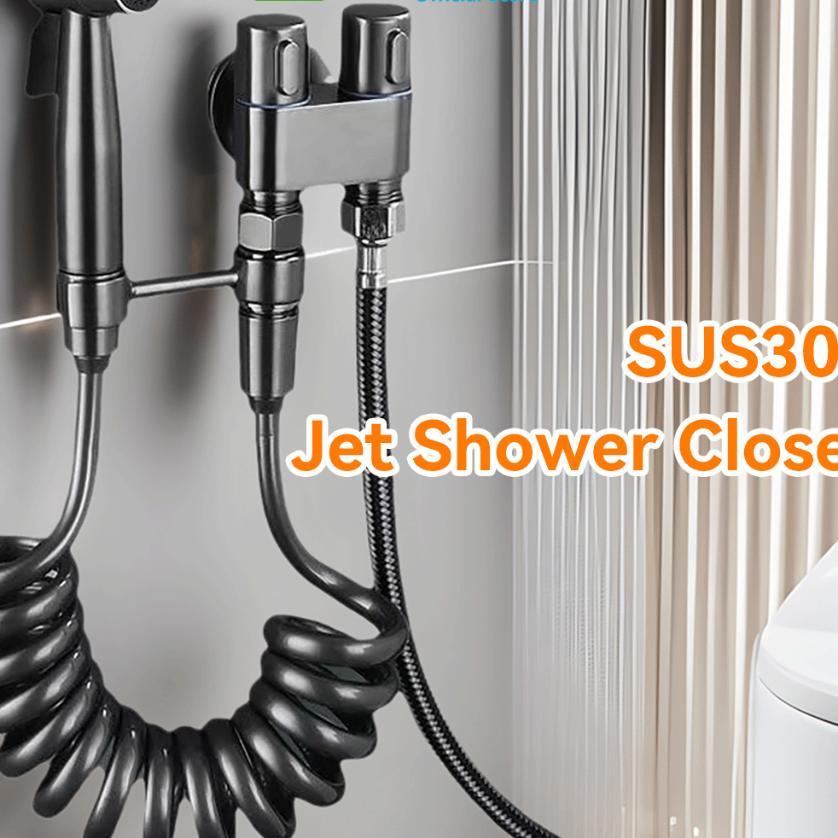 Sus304 Stainless Steel 1 Set Jet Shower Closet Jet Shower Kamar Mandi Kran Jet Shower Closet Shower 