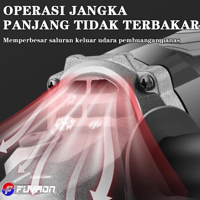 Murah Gerinda Baterai Brushless 24V Mesin Gerinda Cordless Angle Grinder Tangan Multifungsi Untuk Po