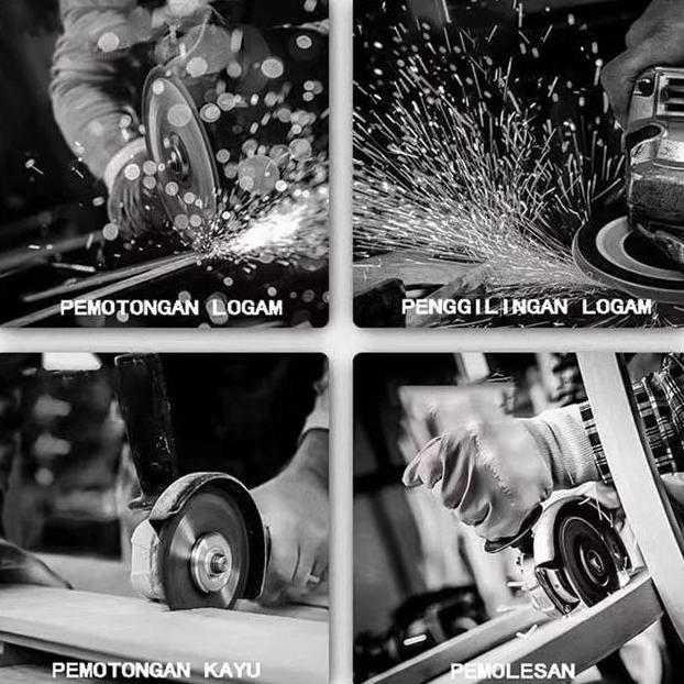 Grosir Gerinda Baterai Brushless 48V Mesin Gerinda Cordless Angle Grinder Tangan Multifungsi Untuk P