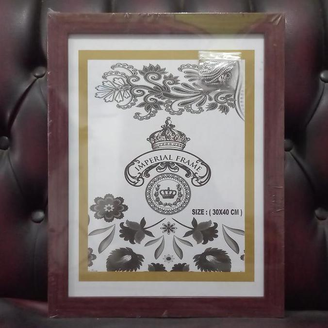 Bingkai Figura Frame Foto 17R/A3 (30X40 CM) Minimalis Hitam/Putih/Cklt
