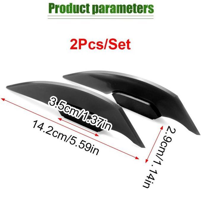 FERAYPO Dikirim dlm 24jam Winglet Samping Motor Universal Sepasang Sayap Samping Motor Universal Bah