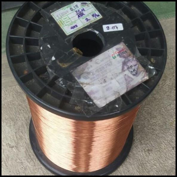 DISKON KAWAT EMAIL TEMBAGA 0.18 MM 0,18MM UEW PER KG 