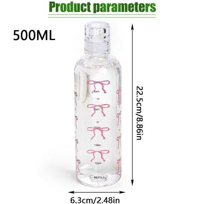 SMG Coquette Plastic Water Bottle Coquette Korea / Botol Plastik Air Minum Coquette / Gelas Coquette