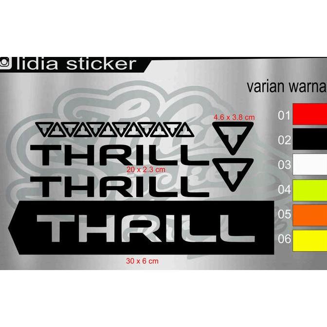 sticker thrill sepeda thrill cutting sticker