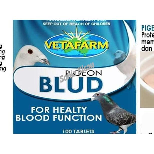 Min.10 Tablet Blud Vetafarm Untuk Merpati