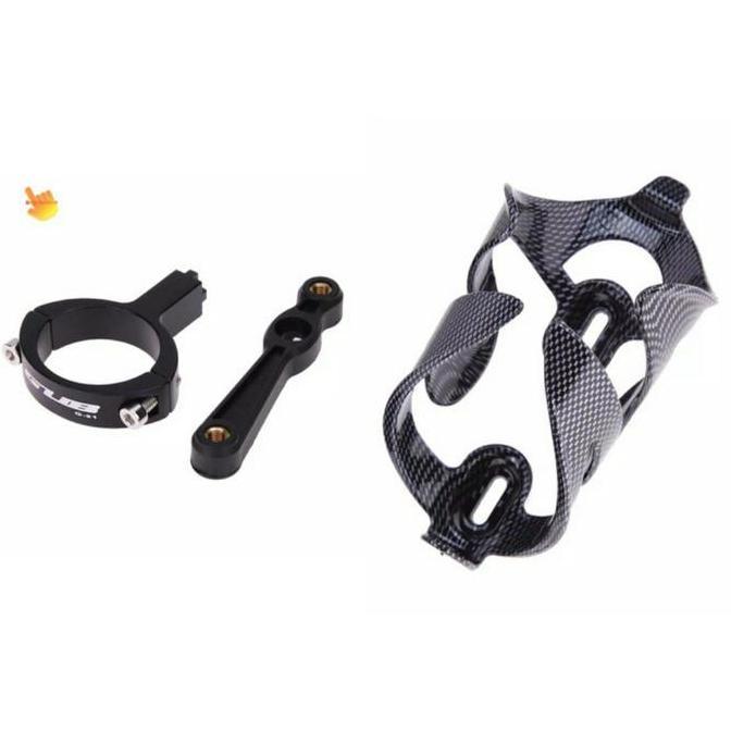 Gub Breket + Holder Botol Minum Carbon di Stang dan Seatpost Sepeda