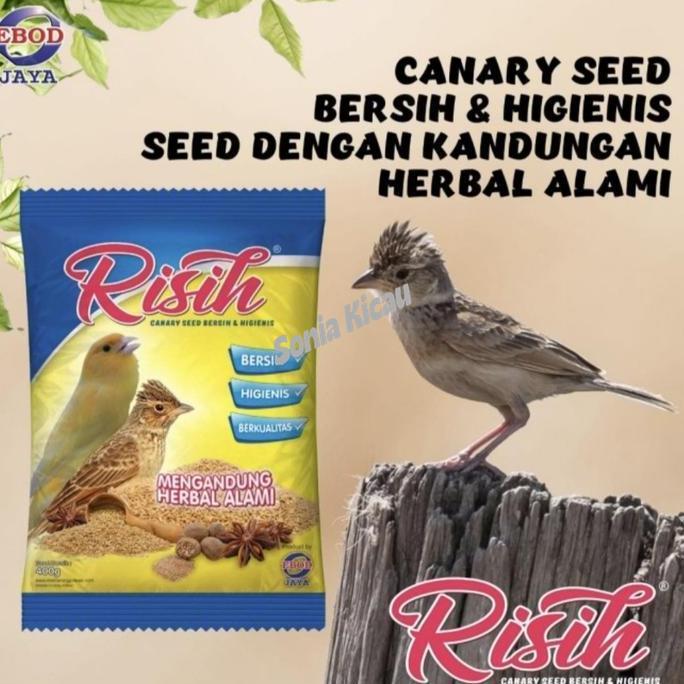 Ebod Risih Pakan Burung Kenari & Branjangan 400Gr
