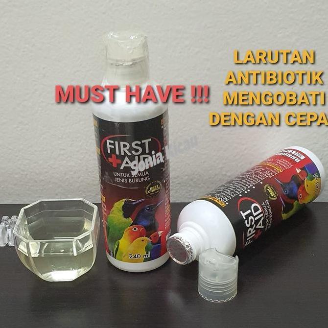 Unique - First Aid 240 Ml Kicau Larutan Obat Burung Setara Marvel Aid