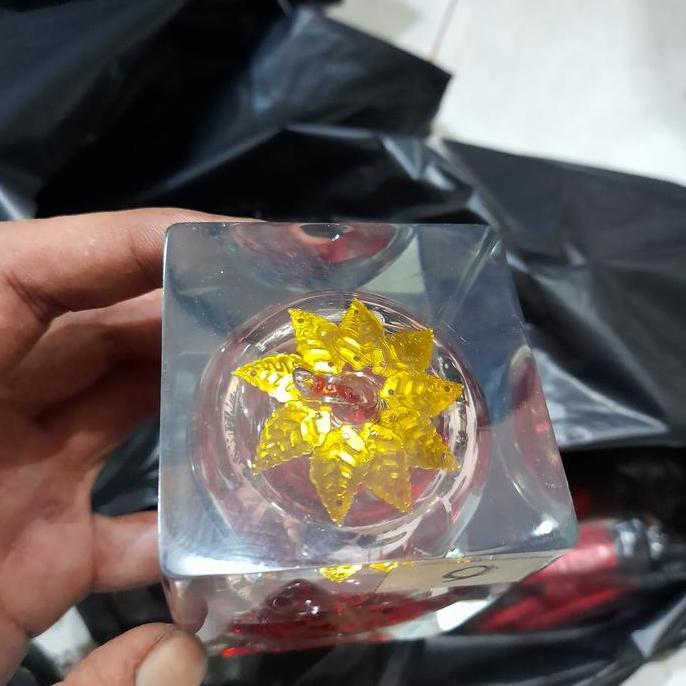 apel jin pres cair merah daun 9