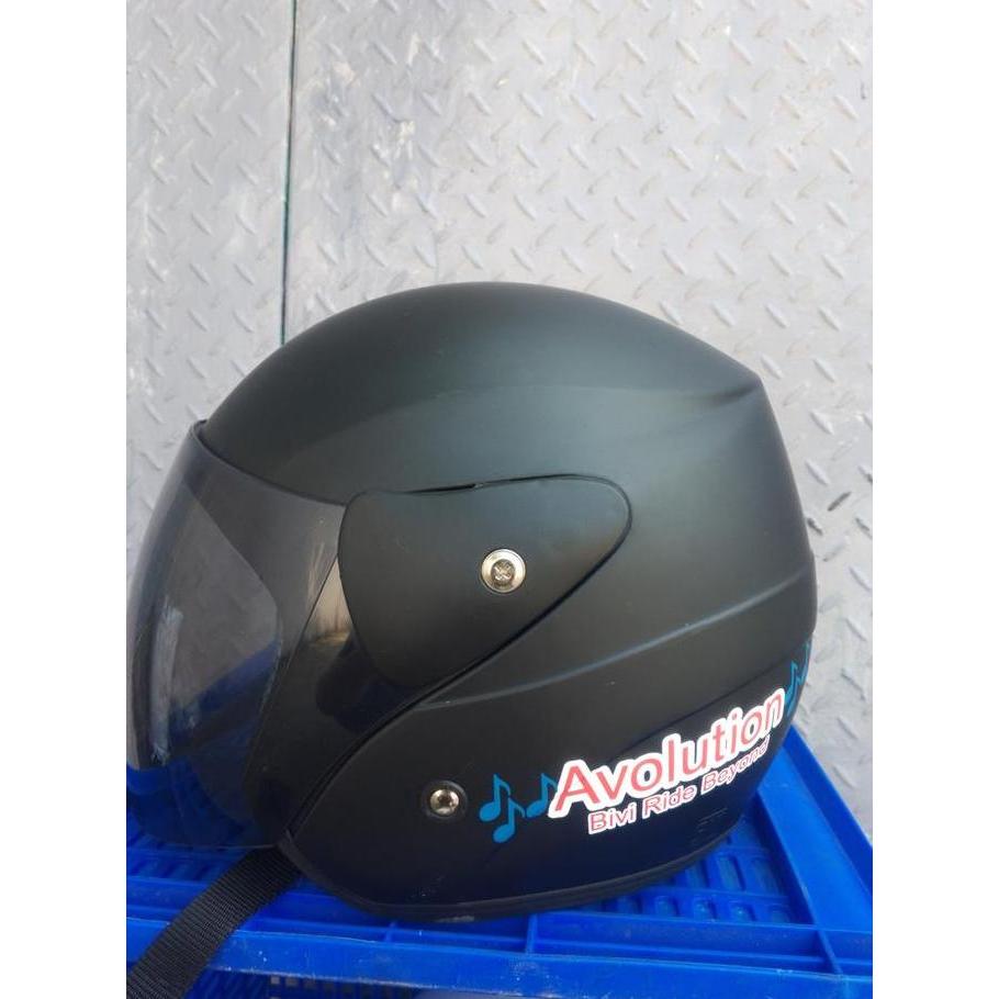 BIVI.HELM GM EVOLUTION 100% UNTUK PRIA DAN WANITA DEWASA UKURAN M DAN L KUALITAS PREMIUM Helm Cewekk