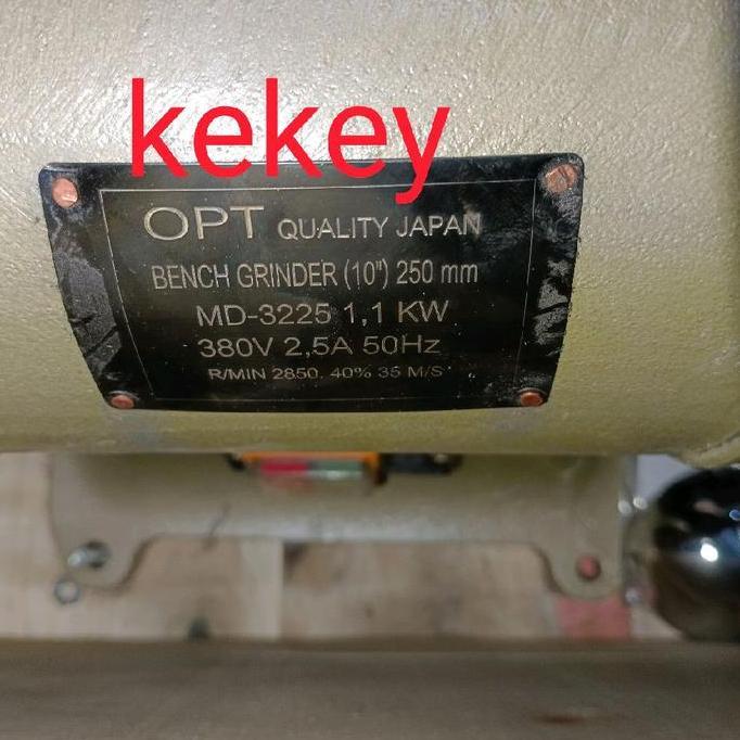 Murah Grenda Duduk 10" Inch Bench Grinder 10" Opt 380 V