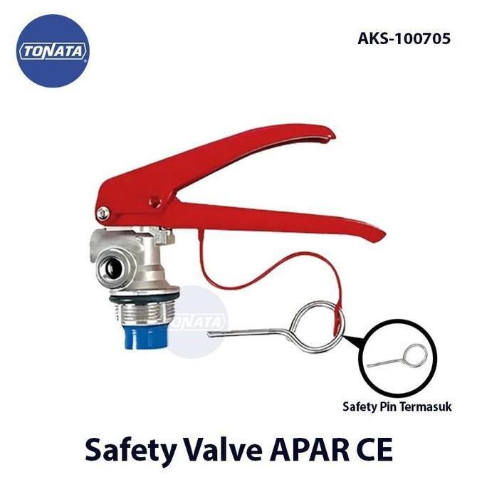 TERLARIS VALVE PENGGANTI TABUNG APAR TONATA CE 3-12 KG / VALVE SPARE PART PEMADAM API 3-12 KILOGRAM 