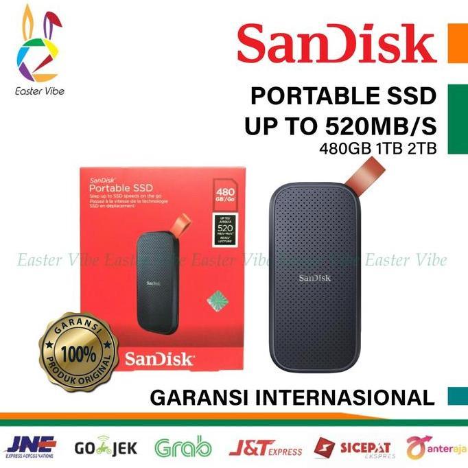 NEW SANDISK PORTABLE SSD 480GB 1TB 2TB UP TO 520MB/S ORI