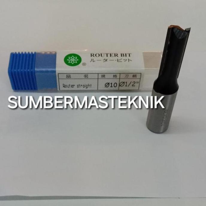 Grosir Mata Profil Kayu Lurus Straight Bit 10Mm Mata Router Trimer 1/2"X10Mm Mata Profil 10Mm Bagus