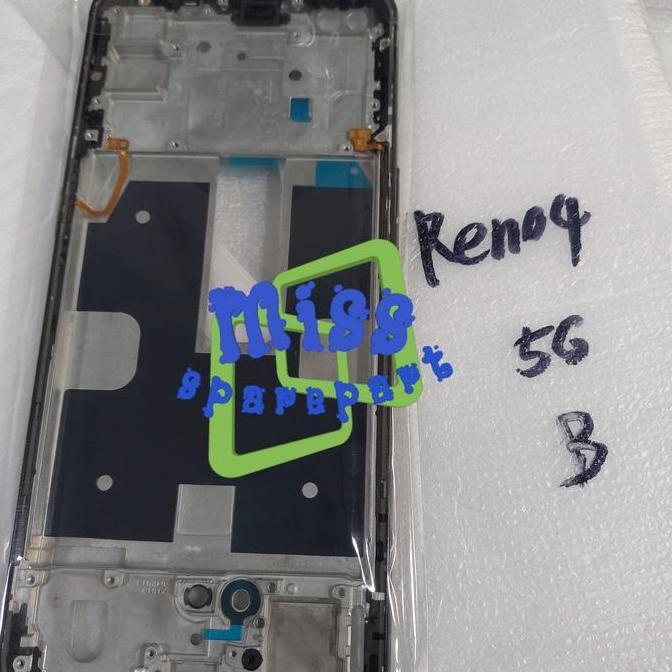 Frame LCD Tulang Tengah OPPO RENO 4 5G Tatakan Bezel Bazel
