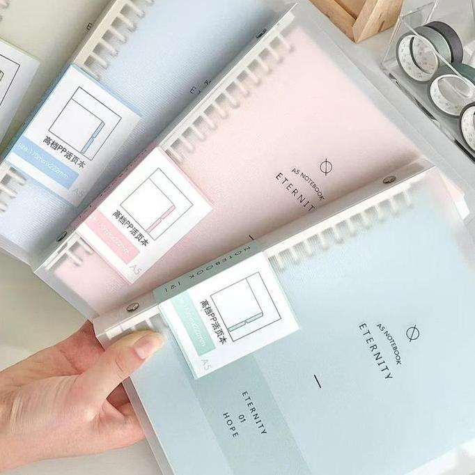 bavero_sell - binder a5/b5 notebook aesthetic buku tulis sekolah lucu binder alat tulis stationery b