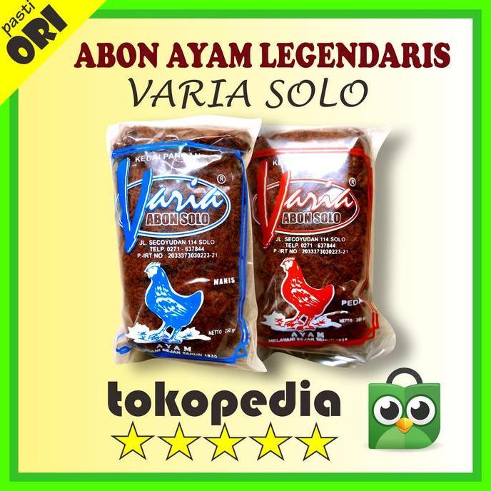 Warungresi819 - Abon Ayam Varia - Abon Ayam Varia Solo - Abon Varia Solo